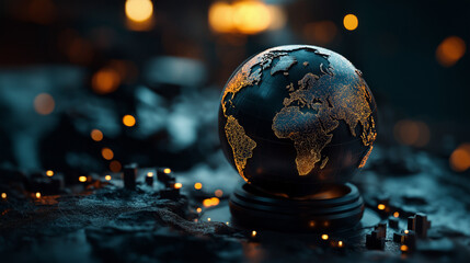 Global trade disruption analyzing economic impacts on businesses worldwide in a complex environment