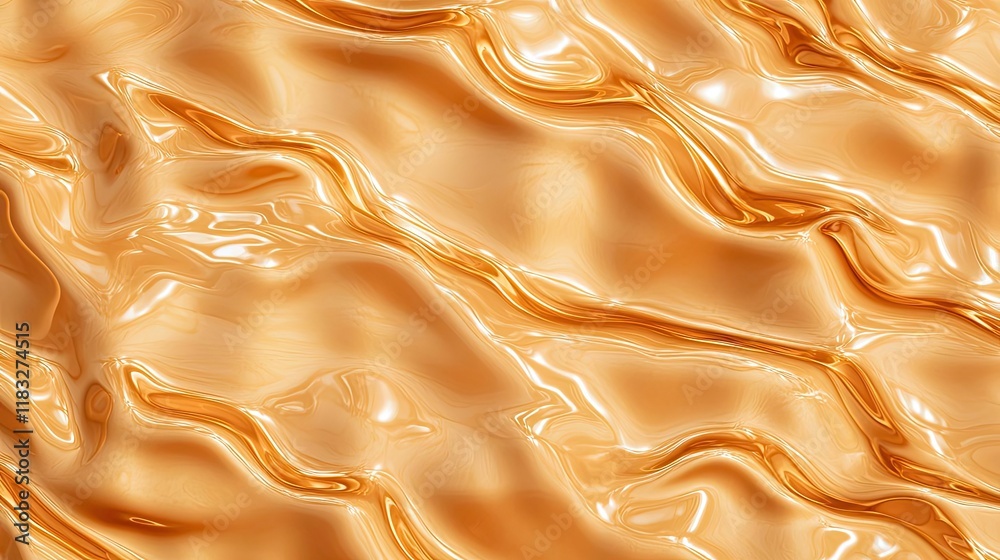 Aufkleber gold abstract background concept. a smooth and shiny texture of caramelized sugar, ideal for dessert