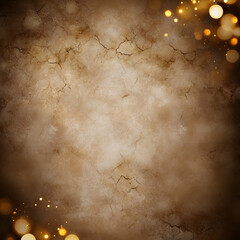 Abstract background with golden sparkle overlay and textured surface