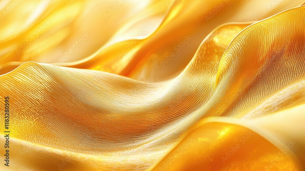 Aufkleber gold abstract background concept. elegant golden silk fabric with smooth texture, creating a luxurio