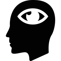 Simple vector icon head