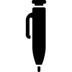 Simple vector icon automatic pen