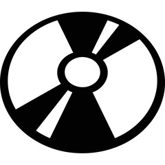 Fototapeta premium Simple vector disk icon