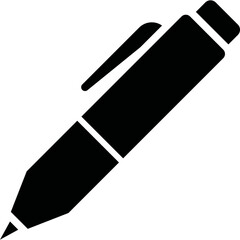 Simple vector icon automatic pen