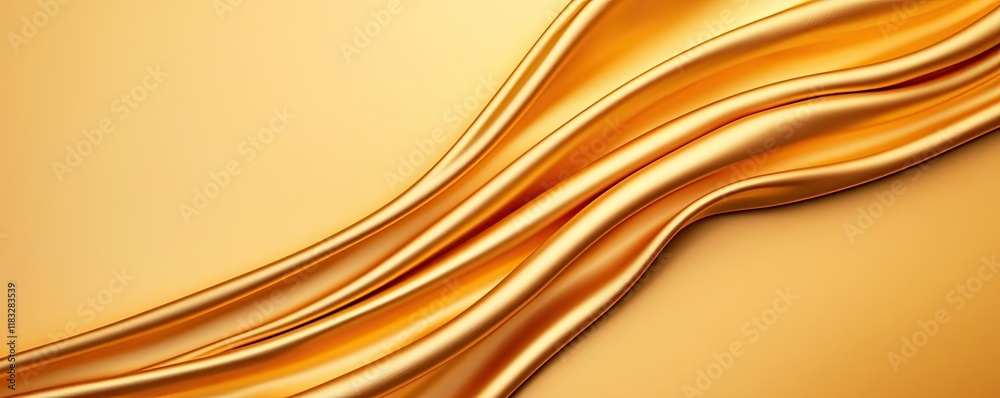 Poster gold abstract background concept. elegant golden waves flowing smoothly for a luxurious and refined 
