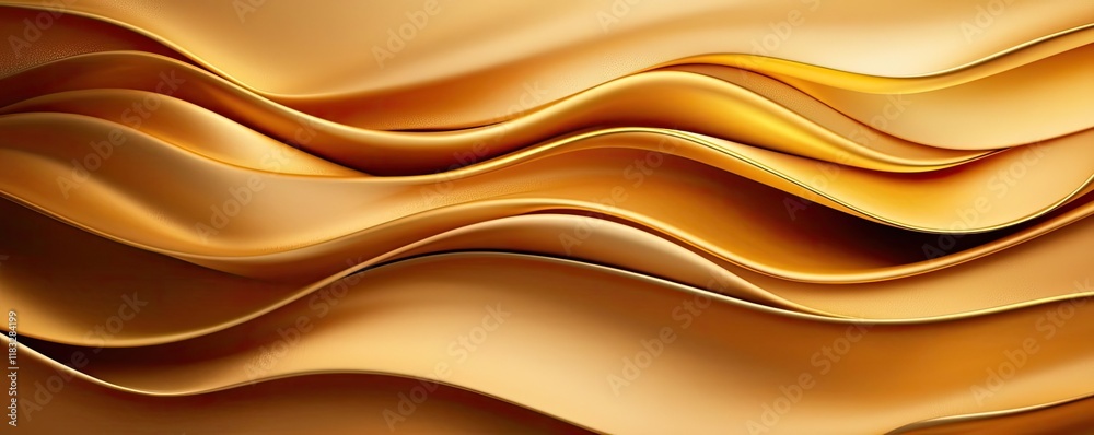 Poster gold abstract background concept. elegant golden waves create a stunning abstract background for cre