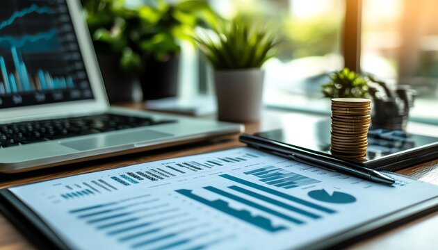 Sustainable business and environment concept, carbon credit and CO2 trading, buysell certificates for reducing carbon emissions and achieving netzero greenhouse gas goals