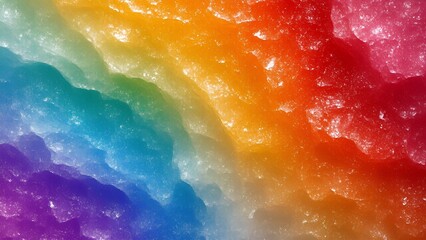 Rainbow Gradient Crystal Texture Background
