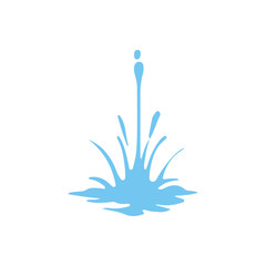 Fototapeta premium Blue Water Splashing