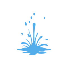 Fototapeta premium Water Splash Element