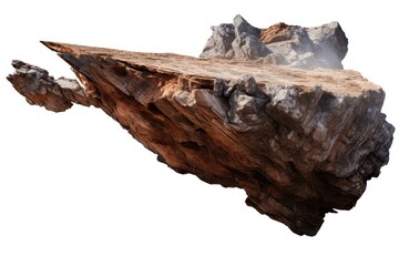 Floating rocky island formation