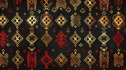 nordic runes seamless pattern wallpaper