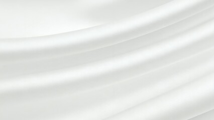Fototapeta premium Smooth, flowing white fabric texture background