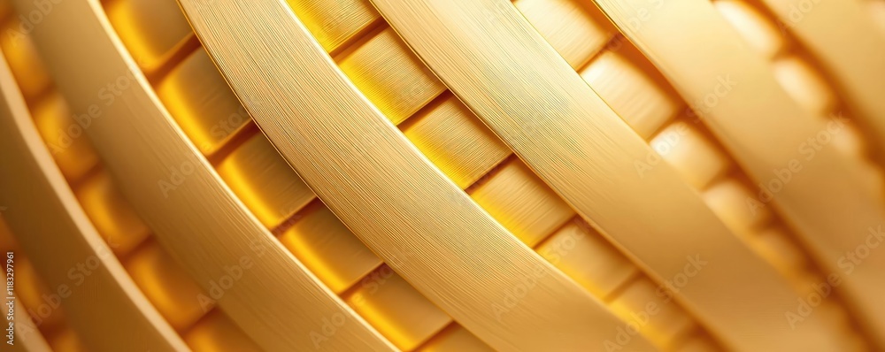Poster gold abstract background concept. close-up of intricately woven golden material showcasing texture a