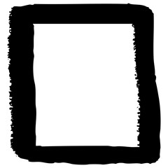 Obraz premium 筆タッチのフレームのイラスト