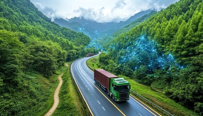 Green logistics and ecofriendly transport management system using clean energy