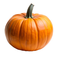 Obraz premium Whole pumpkin isolated on transparent background