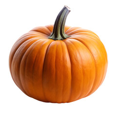 Obraz premium Whole pumpkin isolated on transparent background
