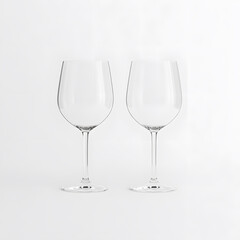 Elegant clear glasses with subtle frosted design, perfect for any occasion