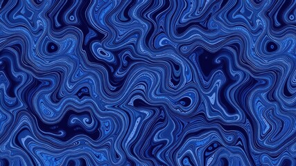 Abstract Swirling Blue Hues A Seamless Pattern of Organic Shapes and Curves