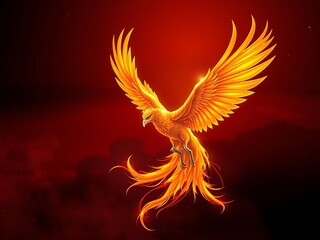 Fototapeta premium angel wings in the night