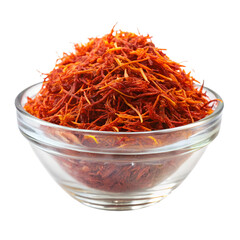 Fototapeta premium Saffron isolated on transparent background