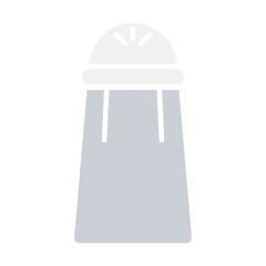 Bottle of salt icon in flat color style