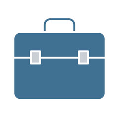 Tools box icon in flat color style