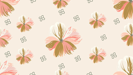 Ikat seamless floral pattern  , Motif ethnic  floral seamless textil,  embroidery, print striped ornament floral, pattern, design for wrapping, silk, scarf, background, text