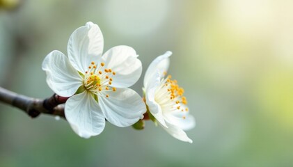 Delicate white petals unfurl on ornamental pear tree branches, flowers, ornamental, whites