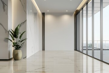 Lobby architecture building flooring.