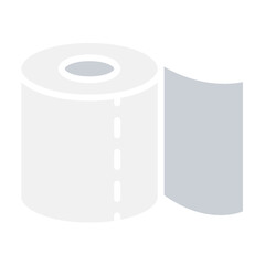 Tissue icon in flat color style