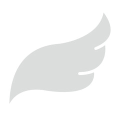 Wing icon in flat color style