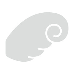 Wing icon in flat color style