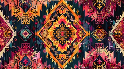 Turkish kilims pattern wallpaper