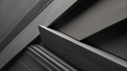 Obraz premium Sleek Charcoal Gray Diagonal Lines