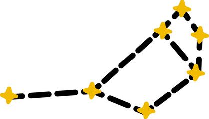 Tracing line pleiades star constellation © NurNazirah