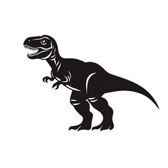 Fototapeta premium Powerful Tyrannosaurus Rex Silhouette Design