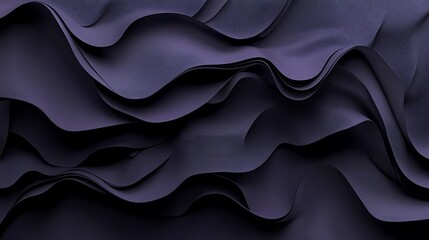 Obraz premium Abstract Dark Purple Wave Pattern Background