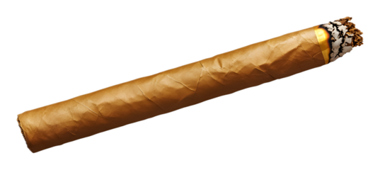Cigar isolated on a transparent background