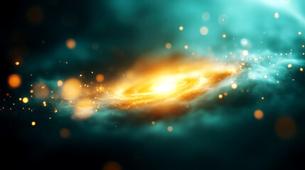 Fototapeta premium Exploring biomass energy solutions cosmic perspectives digital art galactic environment abstract viewpoint sustainability concepts