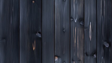 Fototapeta premium Elegant Black Wood Plank Background for Stylish Designs and Creative Projects
