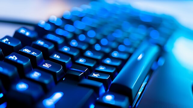 A close up of a keyboard with the letters and numbers on it