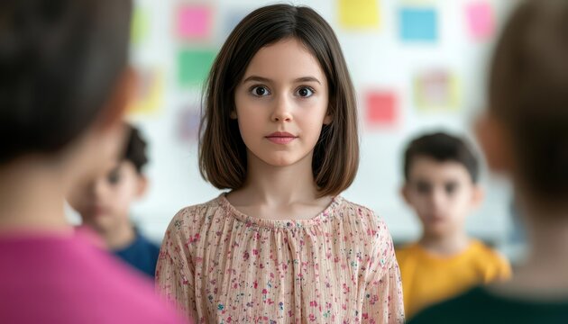 Teacher leading a classroom discussion with engaged and inspired students, Leadership, influence, transformation, Educational leadership