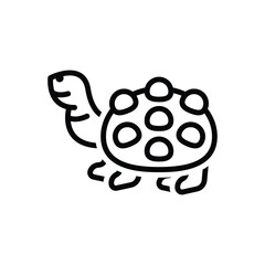 Blackline icon for turtle
