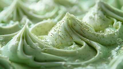Macro Bliss of Pistachio Dream A close-up 
