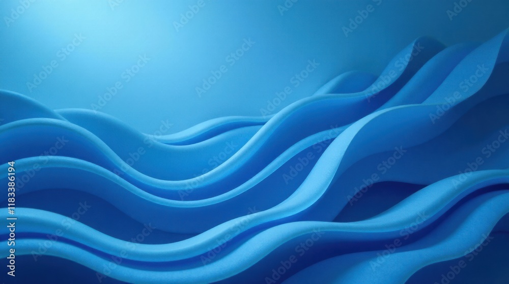 Aufkleber Abstract Blue Wave Pattern Background for Design Projects