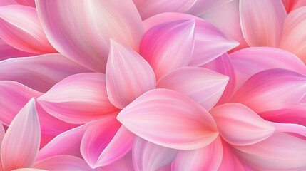 Fototapeta premium A vibrant arrangement of pink and soft pastel petals, creating a dreamy floral pattern.