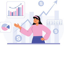 Comprehensive sales performance illustration for effective management and strategy development.