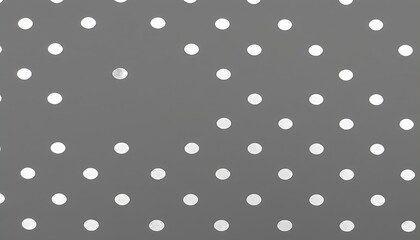 Grey Background With Scattered White Circles Pattern